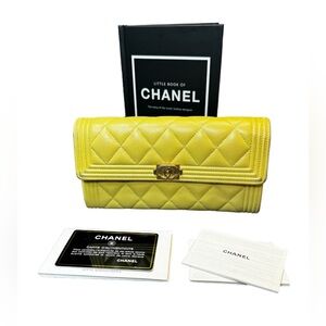 🟡 Chanel Boy Long Wallet 🟡
